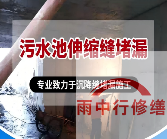 怀柔某污水处理厂钢筋混凝土池堵漏案例